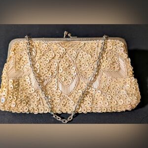 Vintage Beaded Evening Bag Fine Arts Company NY Made in Hong Kong